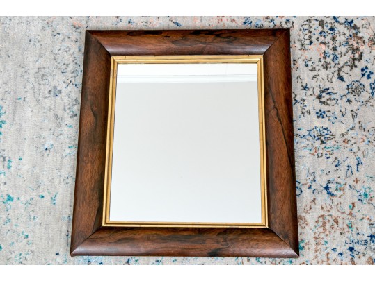 Antique Rosewood Framed Mirror, Ca. 1860