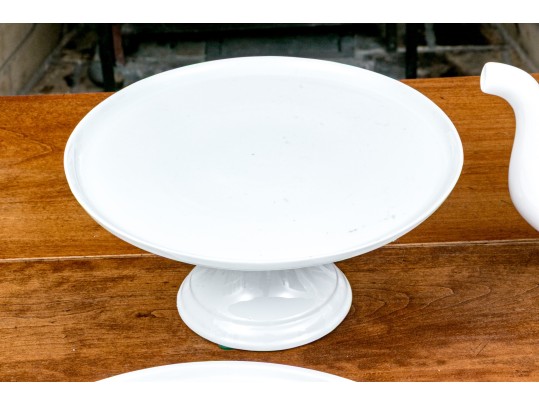 Collection Of White Ceramic Serving Wares