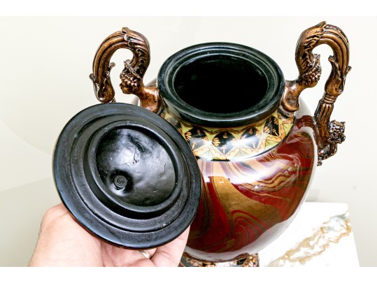 Highly Decorative Ceramic Urn