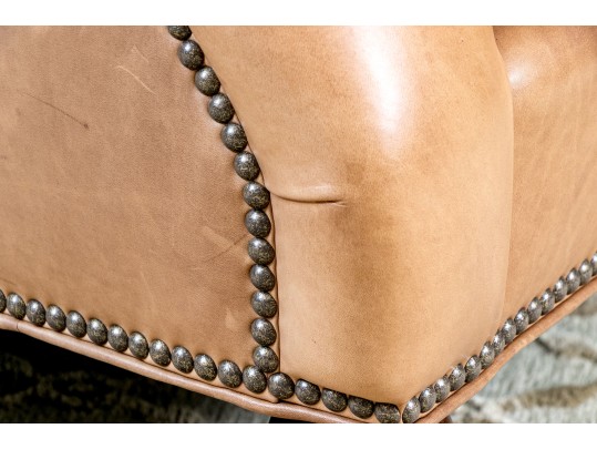 Wesley Hall Village Upholstery Leather Club Chair