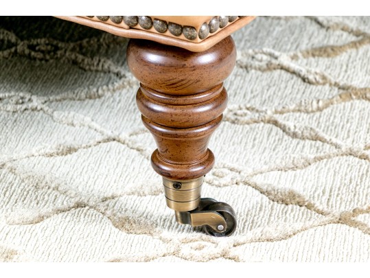 Wesley Hall Village Upholstery Leather Club Chair