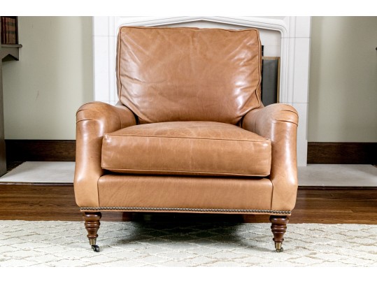 Wesley Hall Village Upholstery Leather Club Chair