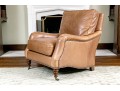 Wesley Hall Village Upholstery Leather Club Chair