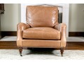Wesley Hall Village Upholstery Leather Club Chair