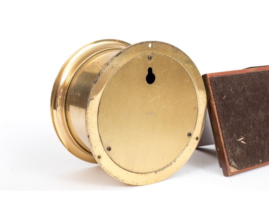 Trident Quartz Nautical Ships Bell Clock With Display Stand.  