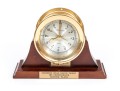 Trident Quartz Nautical Ships Bell Clock With Display Stand.  