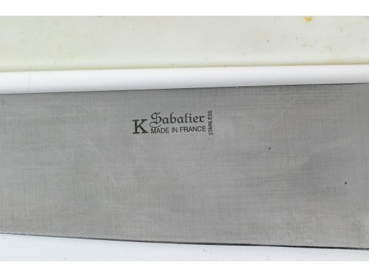 Collection Of Chef's Knives And Tools