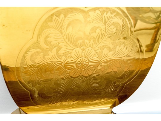 Pair Of Decorative Chinese Archaistic Twin Handled Vessel Form Table Lamps