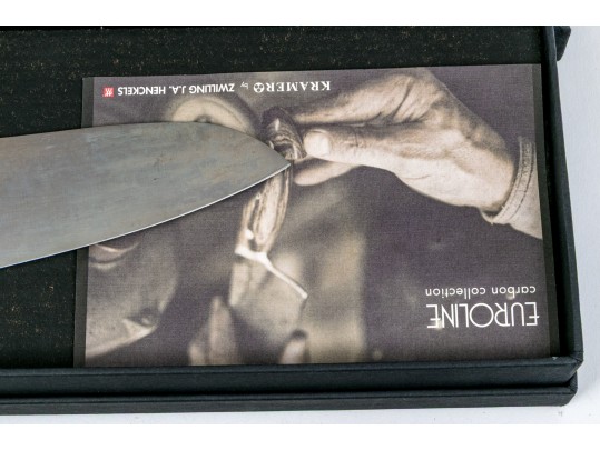 Collection Of Chef's Knives And Tools