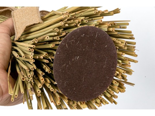 Grouping Of Faux Plants And Wheat Sheefs