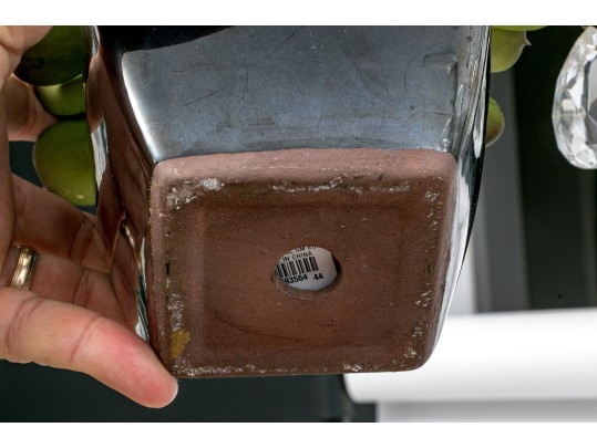 Grouping Of Faux Plants And Wheat Sheefs