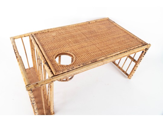Vintage Bamboo Breakfast Tray