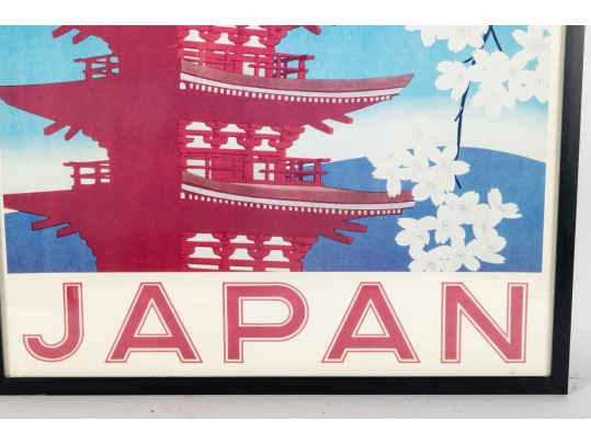 Vintage-Style Japanese Travel Poster