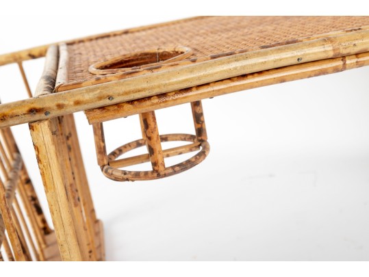 Vintage Bamboo Breakfast Tray