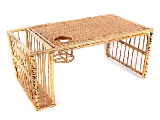 Vintage Bamboo Breakfast Tray