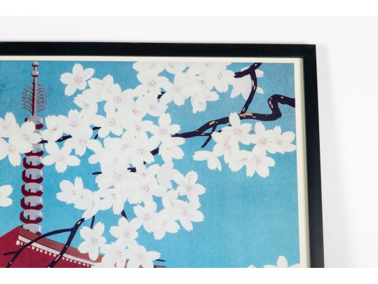 Vintage-Style Japanese Travel Poster