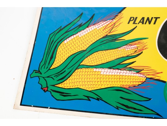Greens Seed Corn Quality Corn Seed Sheet Metal Advertising Sign