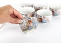 Fujita Kutani Trademark Japan Vintage Japanese Sake/Tea Rice Set