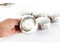 Fujita Kutani Trademark Japan Vintage Japanese Sake/Tea Rice Set