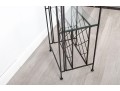 Metal Wine Rack & Glass Holder