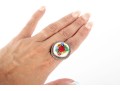 Excellent Millefiori Glass Rings