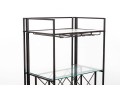 Metal Wine Rack & Glass Holder
