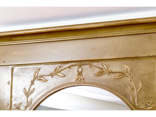 Louis XV Style Console Desk With Pier Mirror