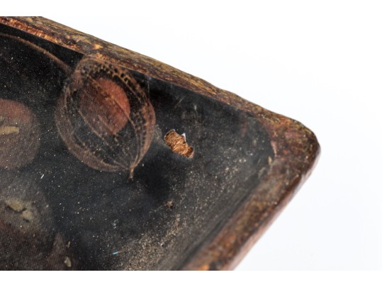 Decorative Printed Wooden Square Centerpiece Bowl