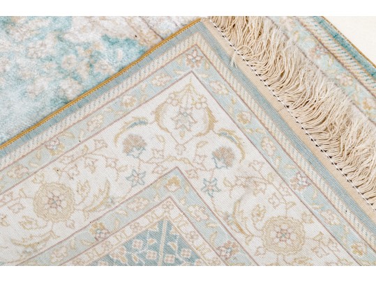 Hand-Knotted Wool Carpet, 4'-1 1/2