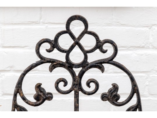 Pair Of Iron Hanging Planters