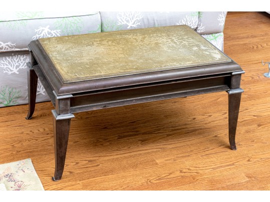 Stone Top Heavy Cast Iron Cocktail Table