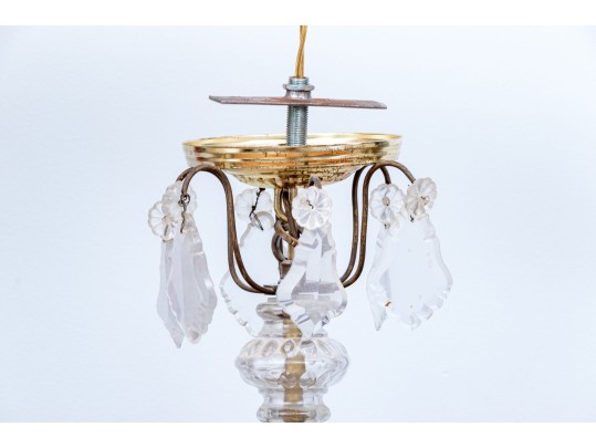 Louis XV Style Crystal Six Light Chandelier