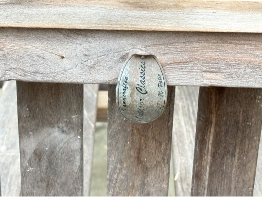 Pair Of Outdoor Classics Teak Armchairs