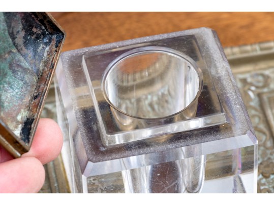 Three Tabletop Pieces Of Decor