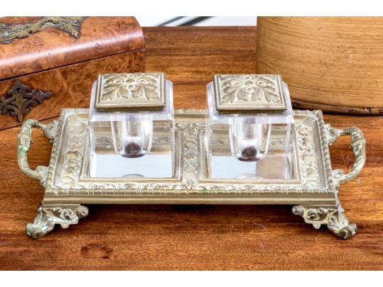 Three Tabletop Pieces Of Decor