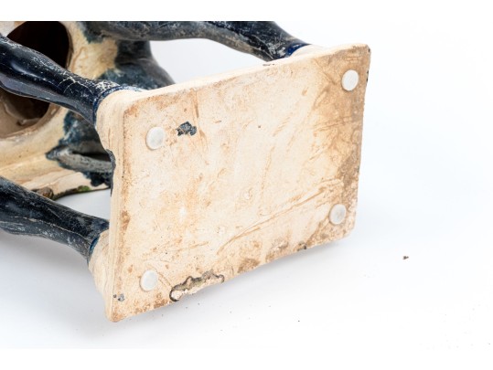 Decorative Chinese Tang Dyn. Style Glazed Ceramic Horse