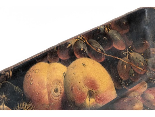 Decorative Printed Wooden Square Centerpiece Bowl