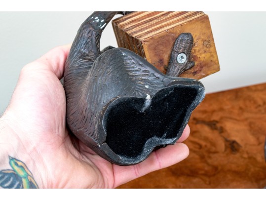 Pair Of Decorative Monkey And Books Form Bookends