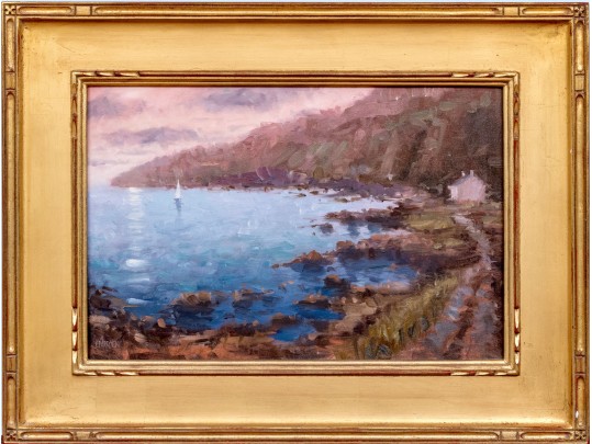 EJ Paprocki (American, B. 1971) Oil On Canvas, Impressionist Coastal Landscape