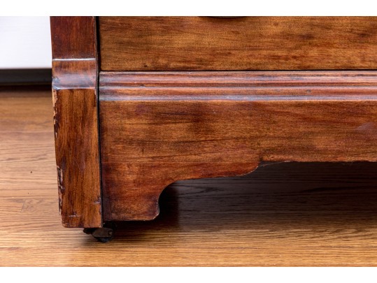 Antique Carved Chest Of Three Drawers