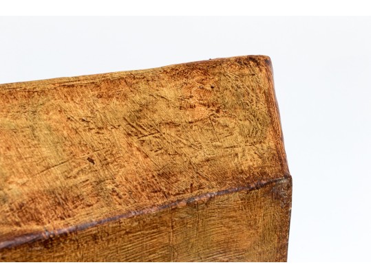 Decorative Printed Wooden Square Centerpiece Bowl