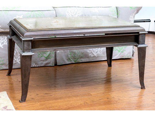 Stone Top Heavy Cast Iron Cocktail Table