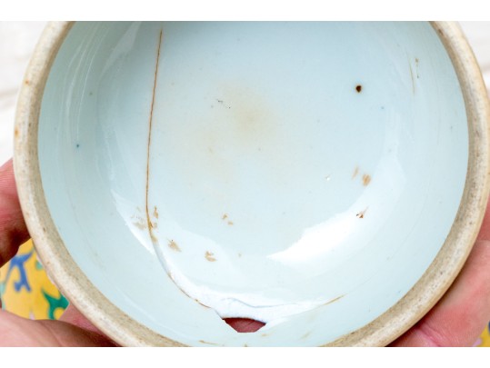 Pair Of Chinese Famille Rose On Yellow Ground Porcelain Ginger Jars
