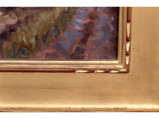 EJ Paprocki (American, B. 1971) Oil On Canvas, Impressionist Coastal Landscape