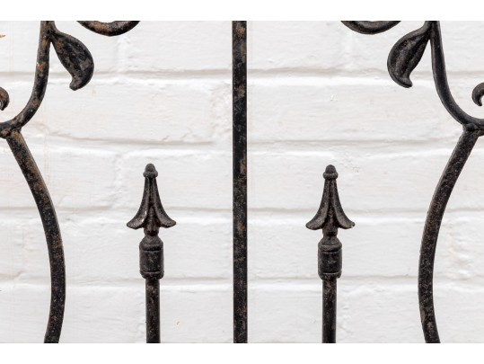 Pair Of Iron Hanging Planters