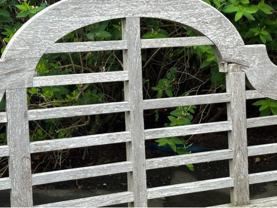 Elegant Outdoor Teak Settee