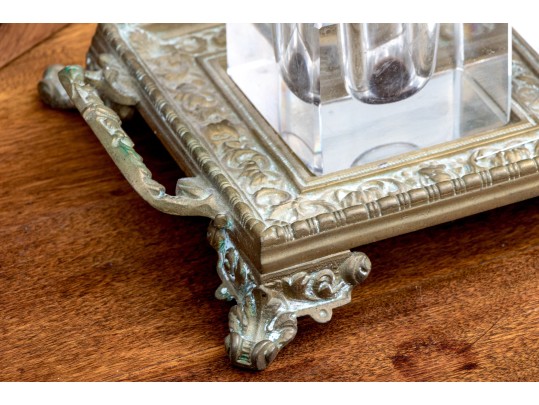 Three Tabletop Pieces Of Decor