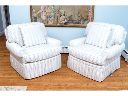 Pair Of Ralph Lauren Club Chairs
