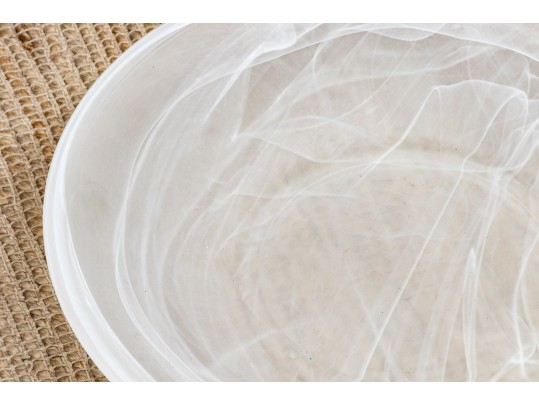 Decorative Glass Low Bowl