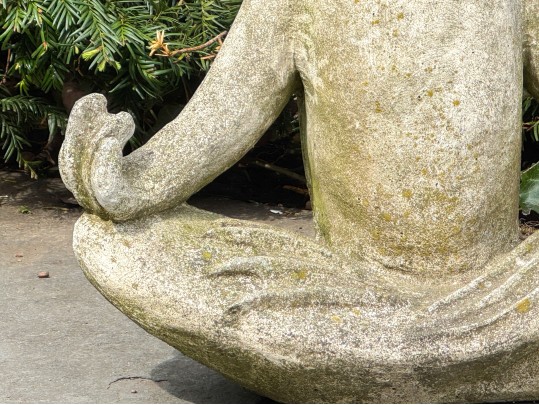 Cast Stone Zen Frog
